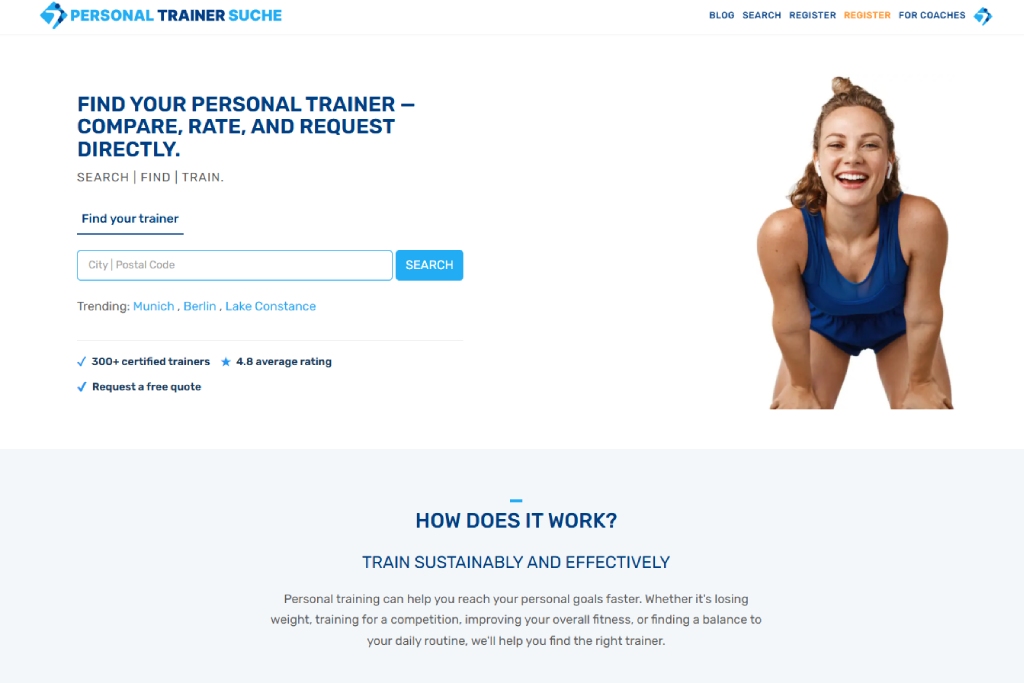 Personal Trainer Suche